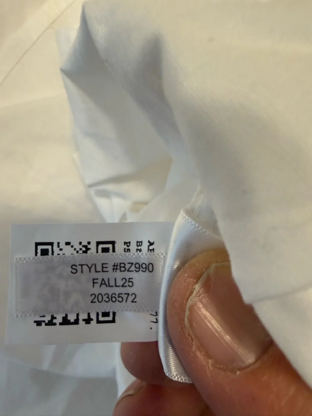 J. Crew White Button-Up Cotton Shirt